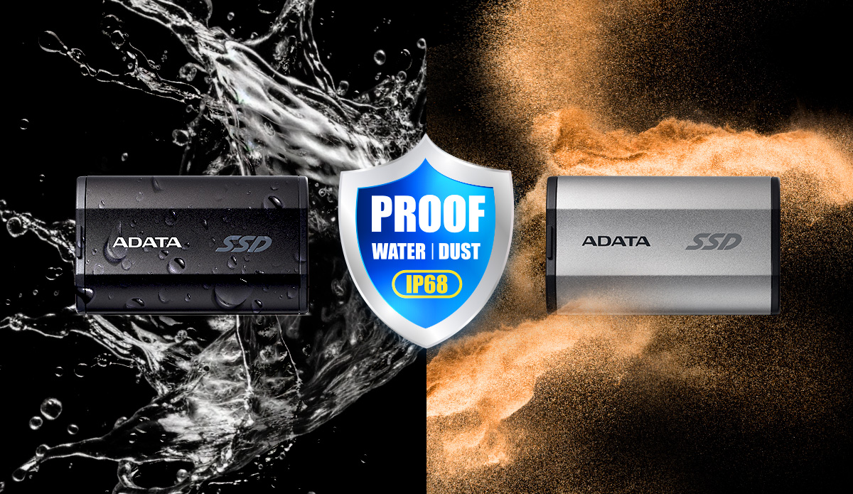 Externí SSD disk ADATA SD810 500GB černá