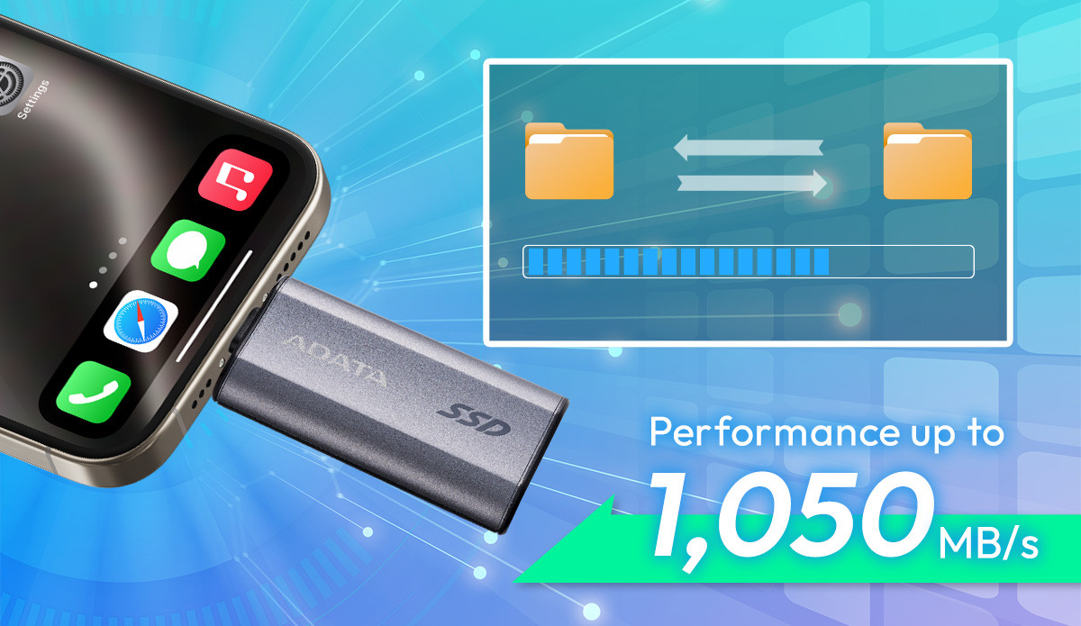 Externí SSD disk ADATA SC750 500GB šedá