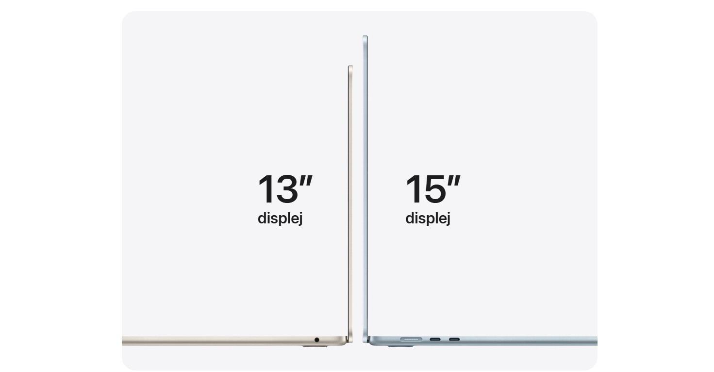 Notebook APPLE MacBook Air 13 M5 8Core GPU 2026 Stříbrný