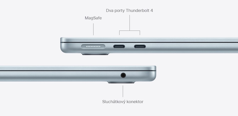 Notebook APPLE MacBook Air 13 M5 8Core GPU 2026 Stříbrný