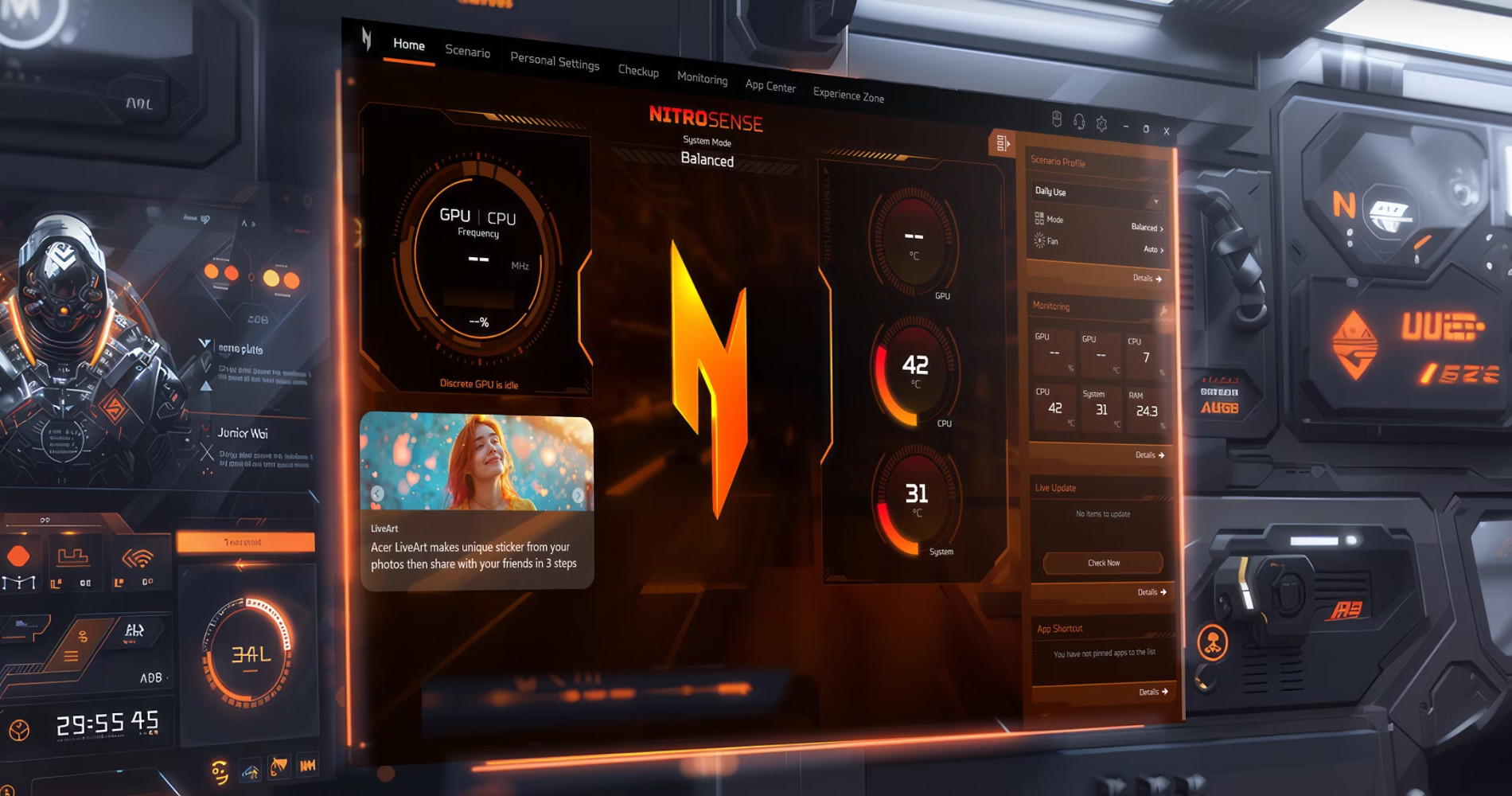 Herní notebook ACER Nitro V 15 ANV155250TR