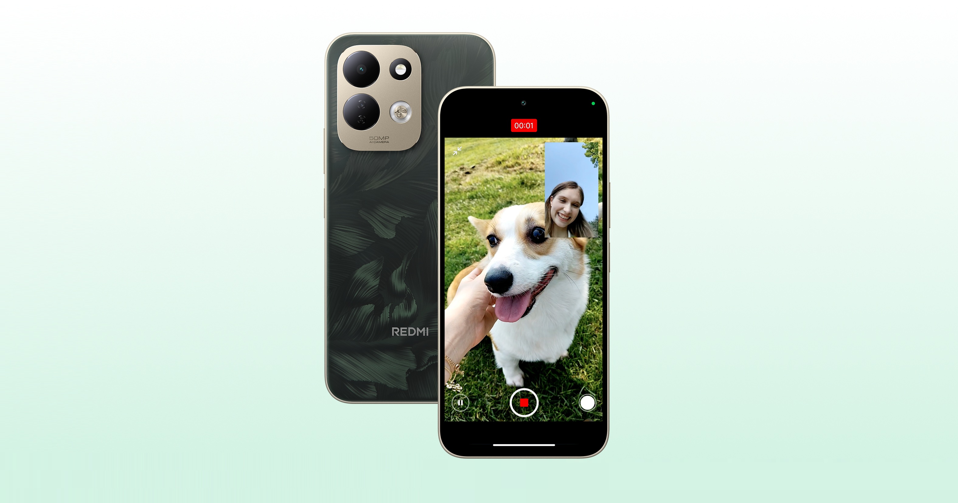 Mobilní telefon XIAOMI Redmi 17 4GB128GB Oak Green