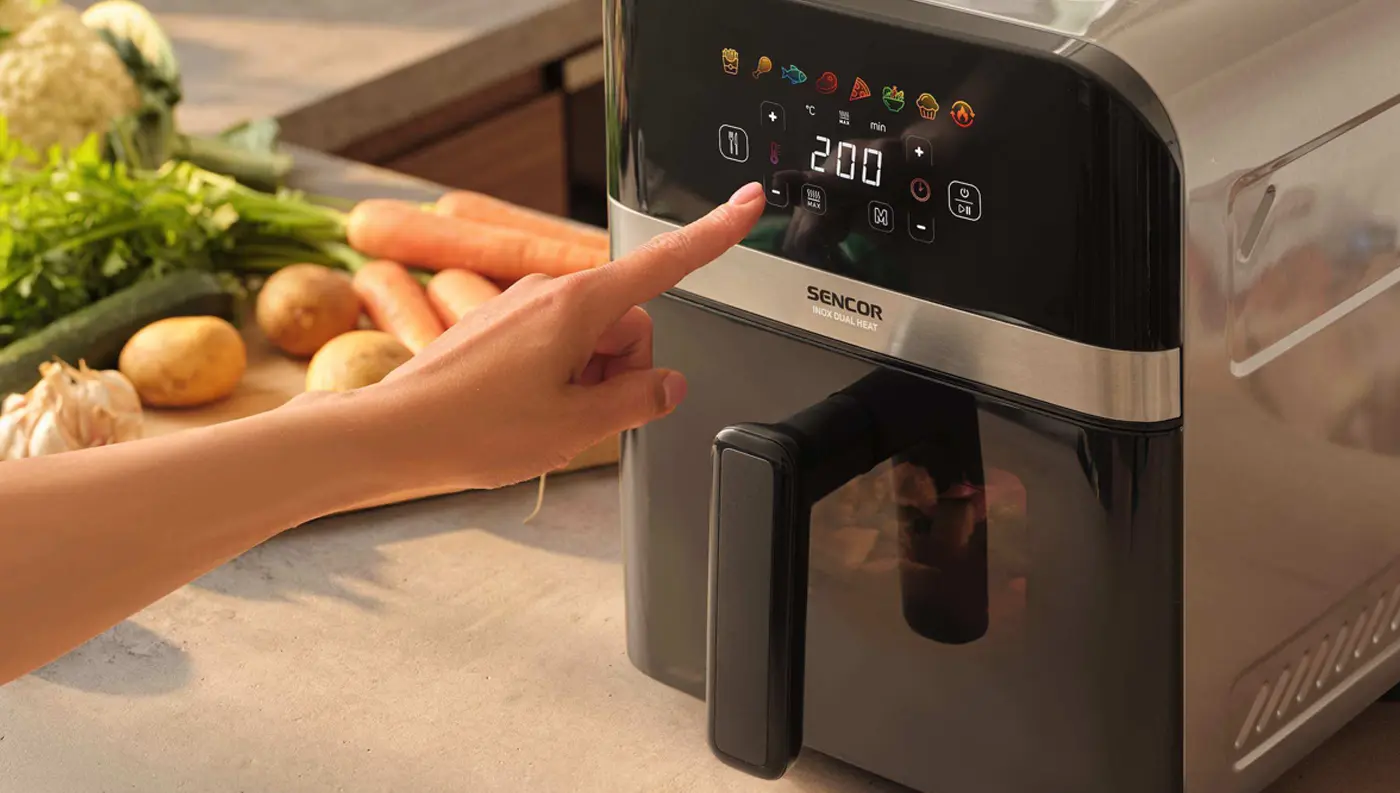 Fritéza SENCOR SFR 6800SS INOX DUAL HEAT
