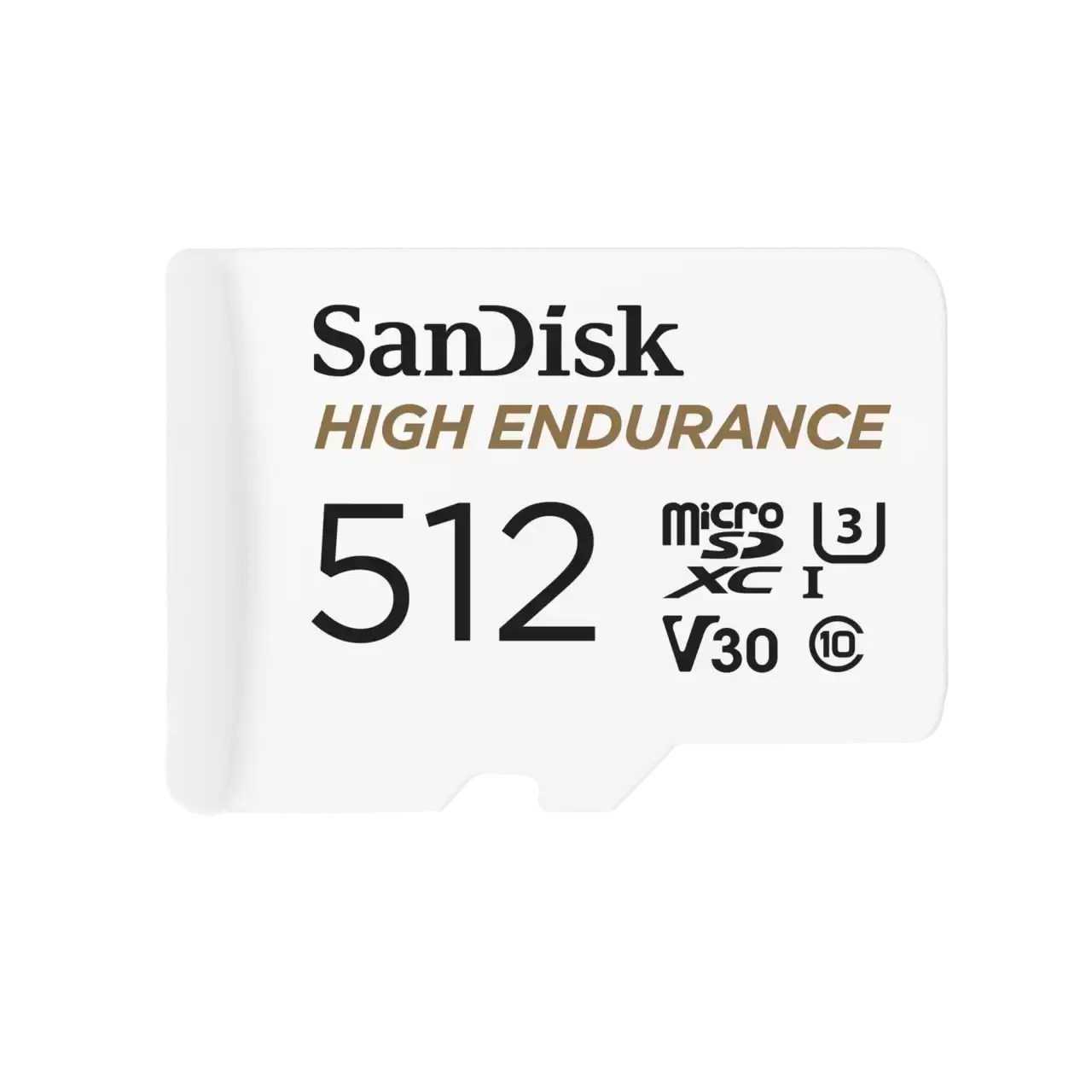 Paměťová karta pro bezpečnostní kamery SANDISK microSDXC 512GB High Endurance