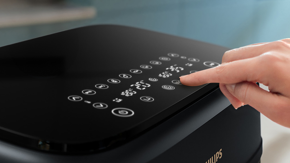 Horkovzdušná fritéza se dvěma košíky PHILIPS řada 3000 NA35200
